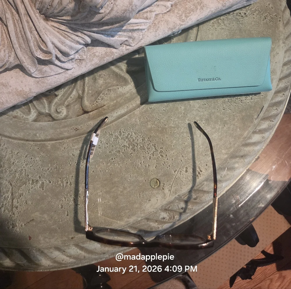 Tiffany & Co. TF2102 Roman Numeral Luxury Eyeglasses Frame Only Tortoise #164